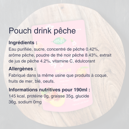 Pouch Drink Pêche