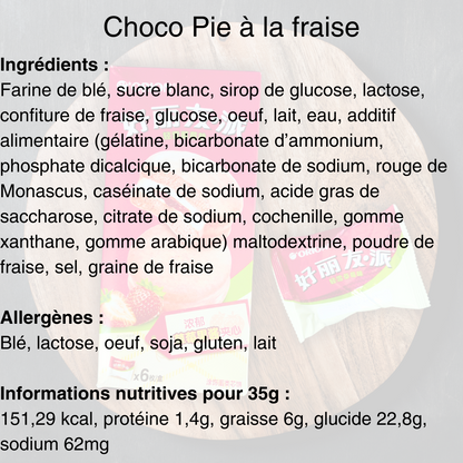 Choco Pie à la Fraise - 210g